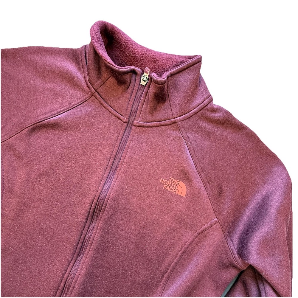 The‎ North Face Women's Agave Full Zip Jacket Burgundy Sequoia Red Size Large - Picture 2 of 11